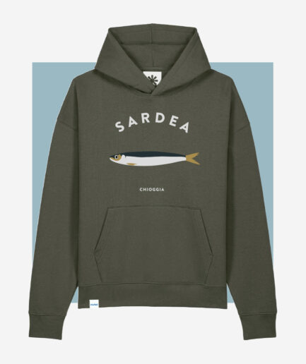 Felpa Sardea Boxy - Verde Khaki